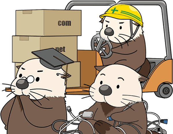 博士ラッコとラッコドメインのラッコ